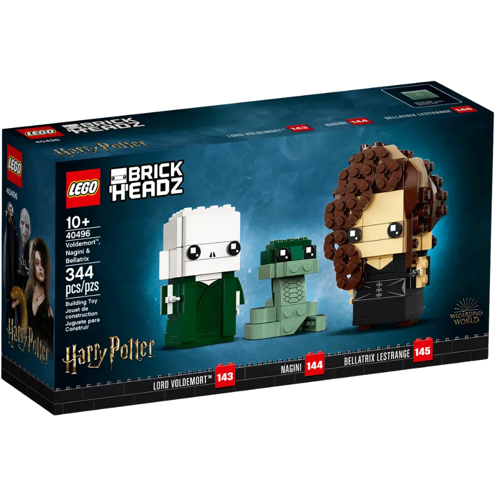 LEGO Harry Potter Brickheadz: Voldemort, Nagini & Bellatrix (40496)