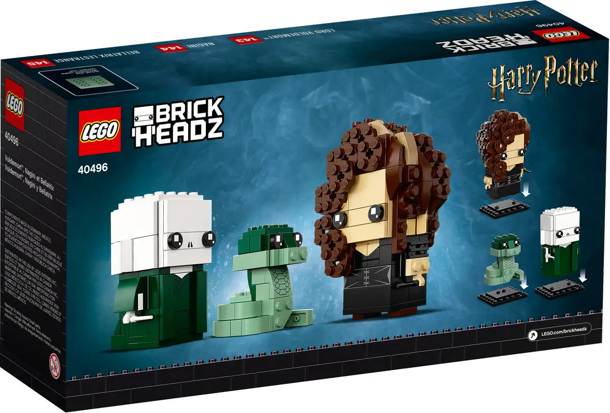 LEGO Harry Potter Brickheadz: Voldemort, Nagini & Bellatrix (40496)